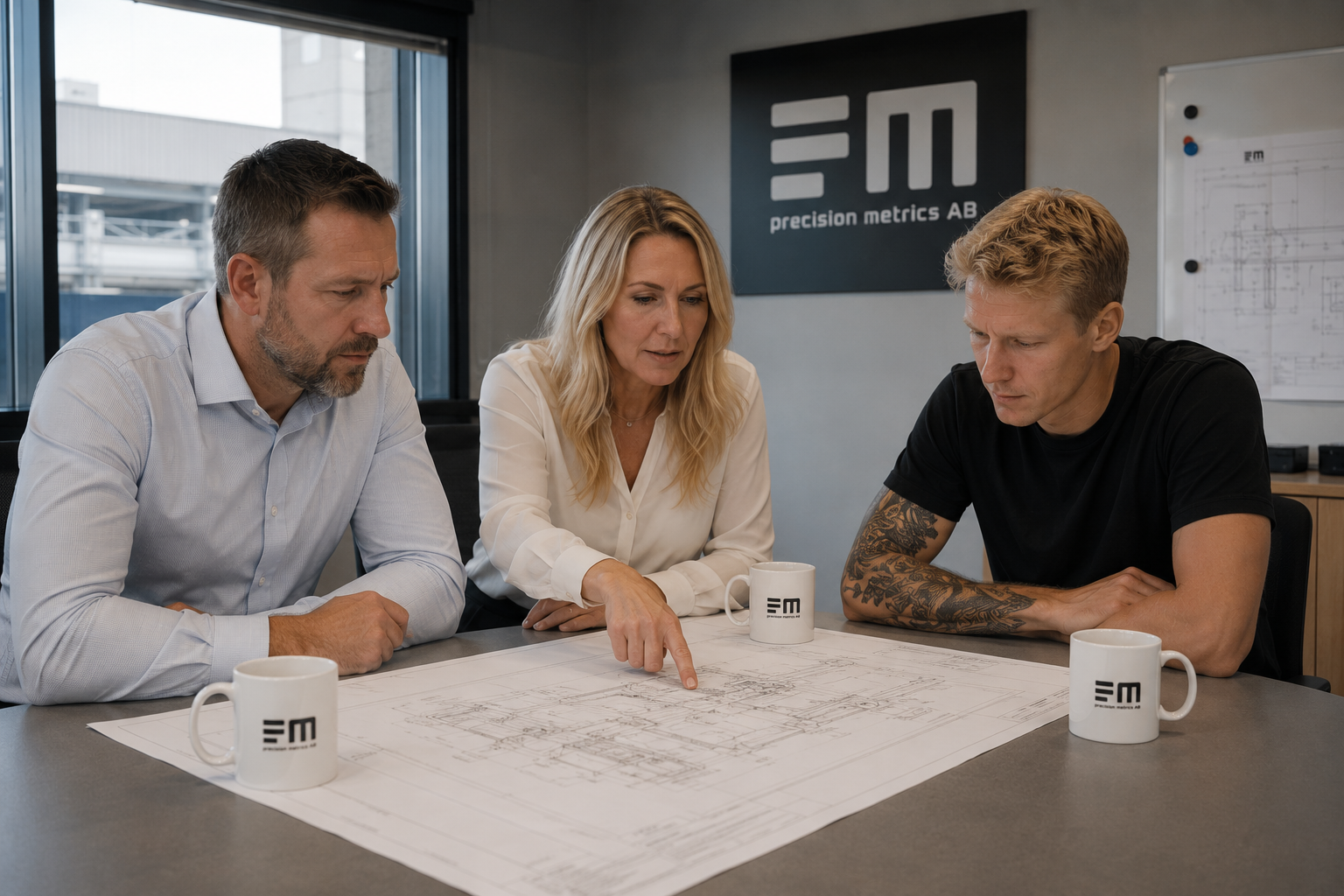 Precision Metrics på kontoret